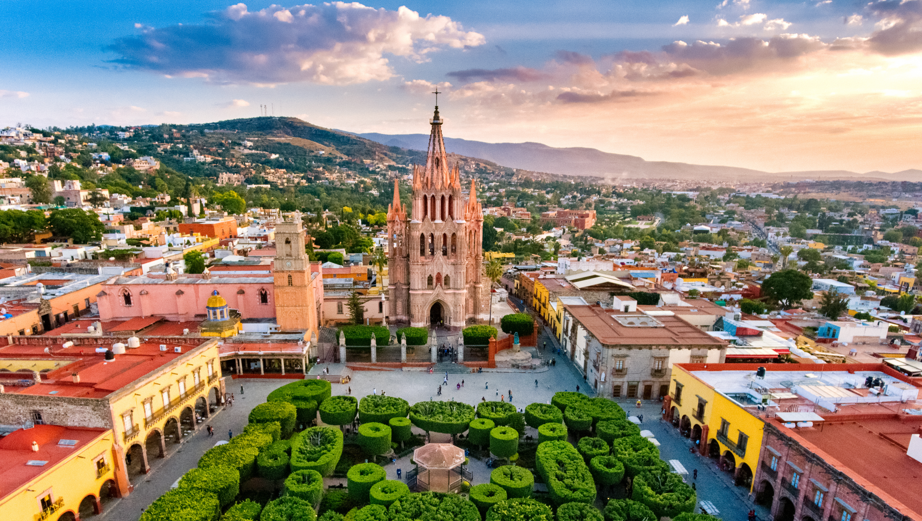 Aerial view of San Miguel